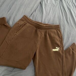 Black Puma joggers